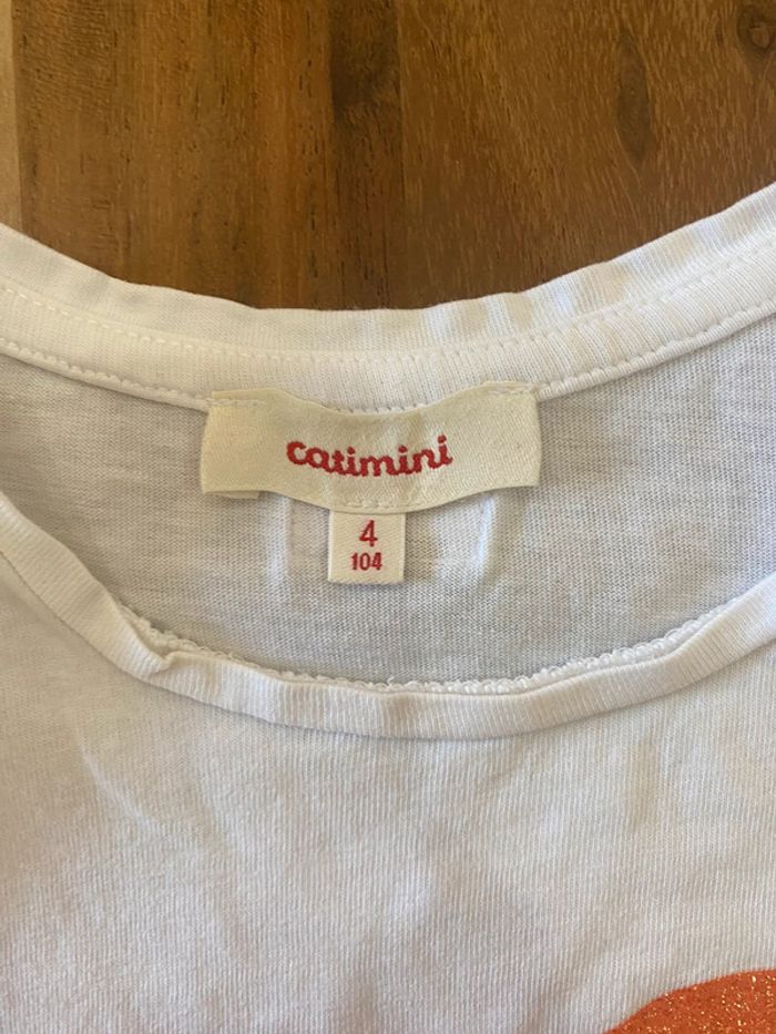 Tee-shirt catimini 4ans - photo numéro 3