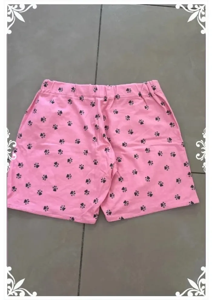 🌸 Pyjama fille 6 ans - Fait main - Motif caniche & pattes de chien 🐾 - photo numéro 10