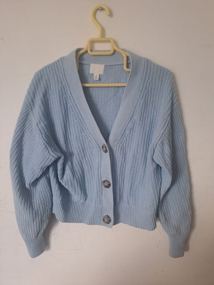 Gilet bleu clair H&M Taille S