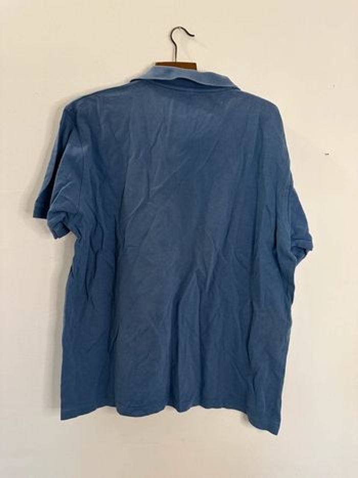Polo manches courtes bleu 100% coton - photo numéro 2