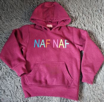 Sweat à capuche violet 5ans