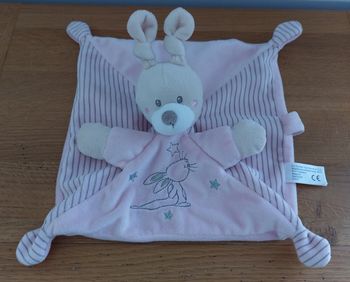 Doudou plat lapin rose - Simba Toys