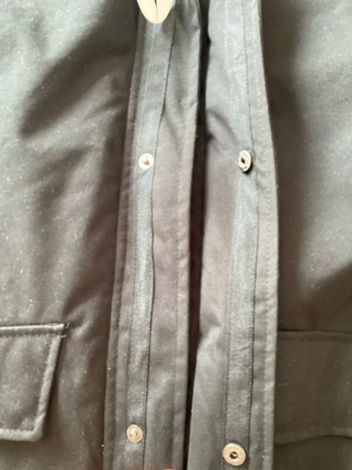 Parka NEUVE doublée avec double fermeture Penduick noir L - photo numéro 13
