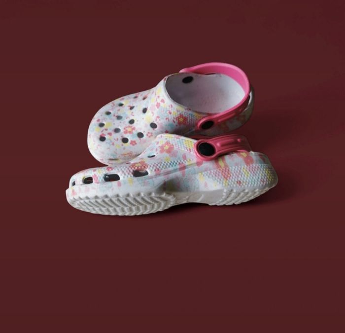 Sabots sandales blanches fleuries gémo pointure 31 - photo numéro 3