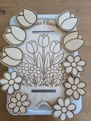 Petit insert pour bac Trofast " Jolies fleurs "
