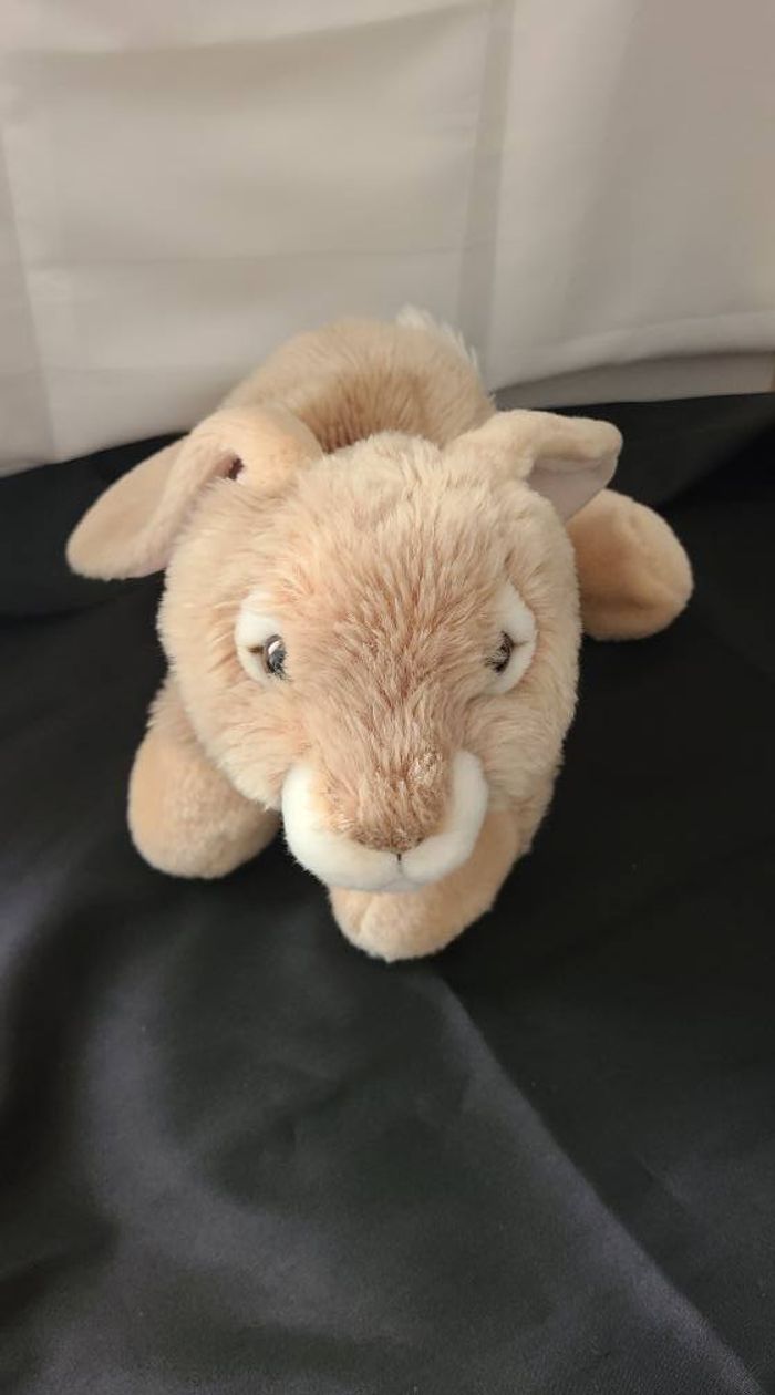 Peluche marionnette Lapin The Puppet Compagny blanc beige - photo numéro 10