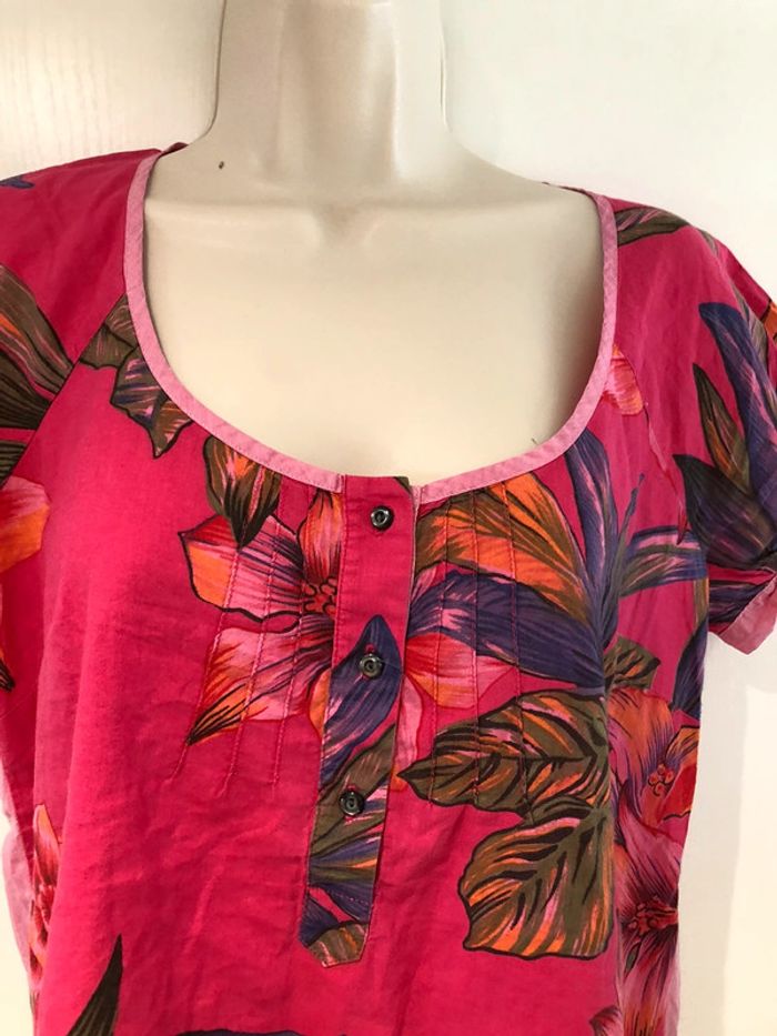 Blouse one step taille 38 couleur fuchsia - photo numéro 15
