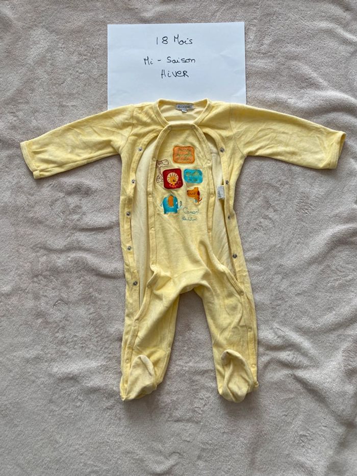 Lot 4 pyjamas chauds - 18 mois - Petit bateau & autres - TBE - photo numéro 6