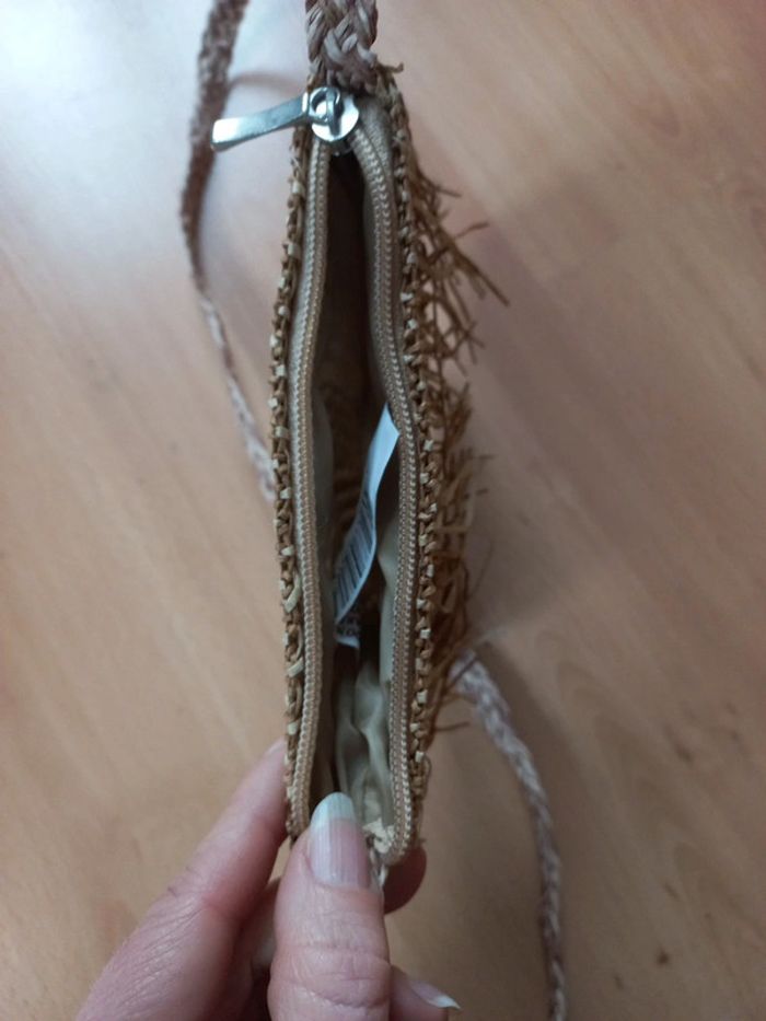 Mini sac paille Bandoulière - photo numéro 3