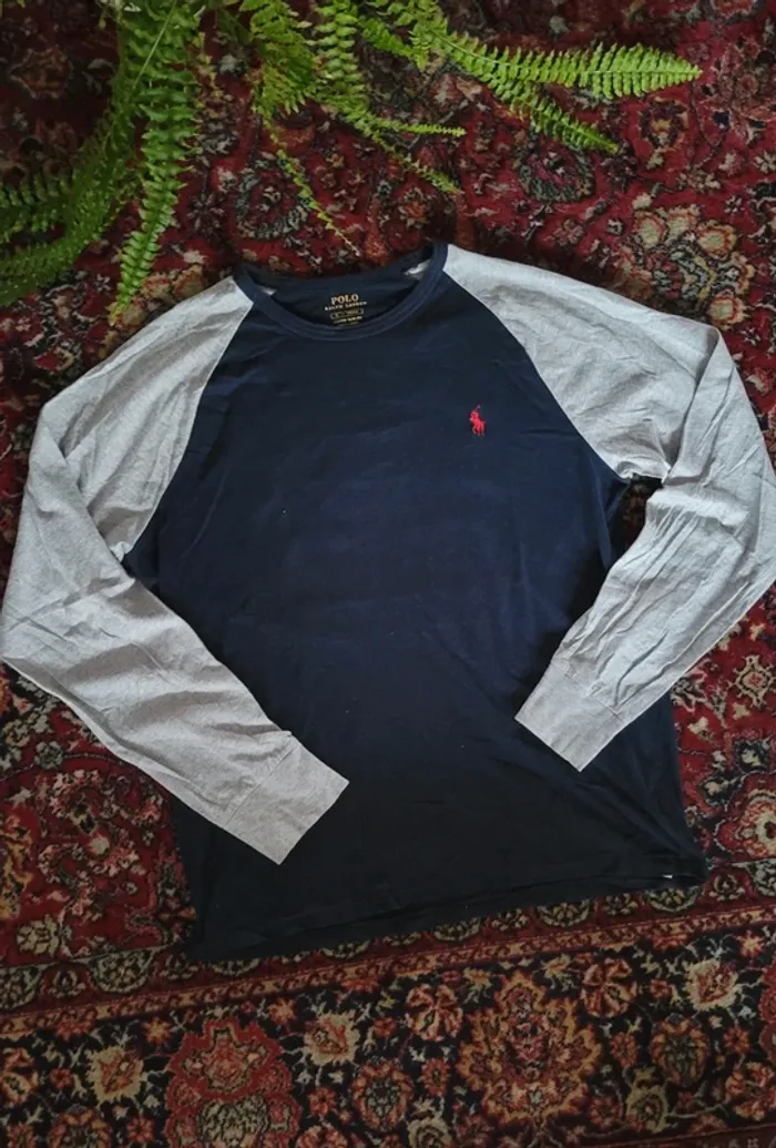 Tee shirt manches longues ralph lauren polo - photo numéro 2