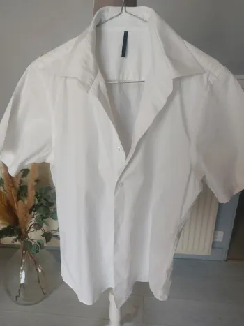 Chemise blanche manches courtes Kariban