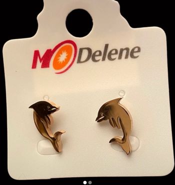 Boucles d’oreilles puce dauphin