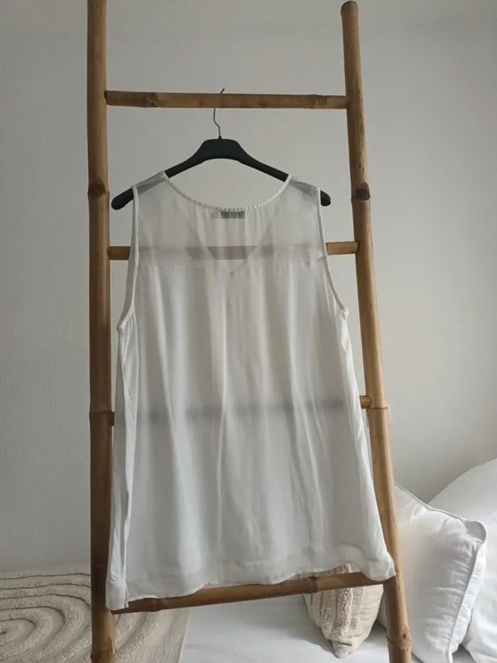 Blouse blanche Jacqueline Riu taille 40 - photo numéro 3