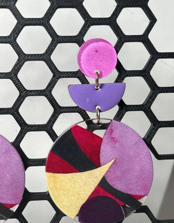 Boucles d’oreilles Fantaisie estivale - photo numéro 3