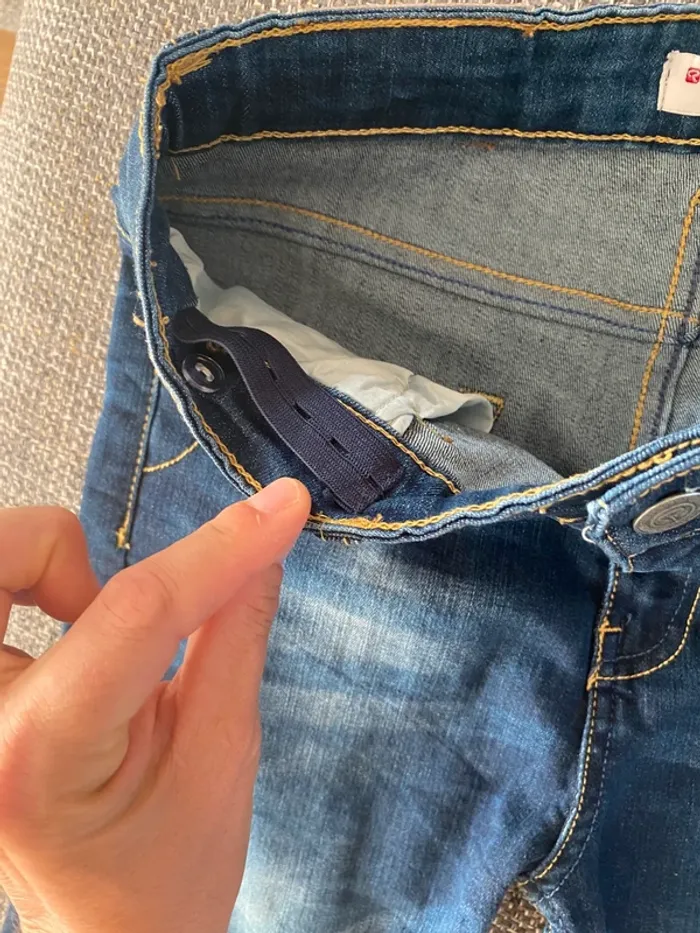 Lot 2 bermudas Redskins garçon – Jean bleu – Taille 10 ans – Neuf sans étiquette - photo numéro 5