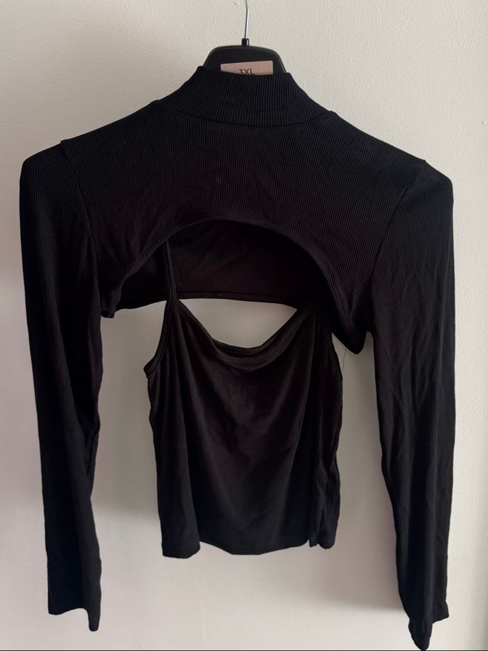 Top débardeur manches longues - photo numéro 3