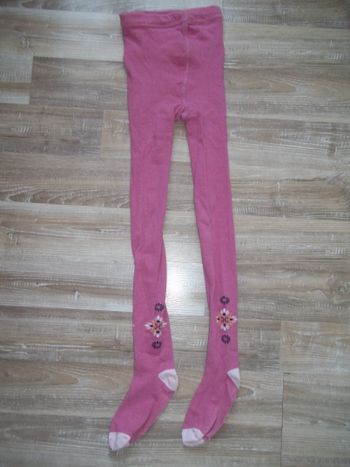 Collant rose motif cheville 10 ans