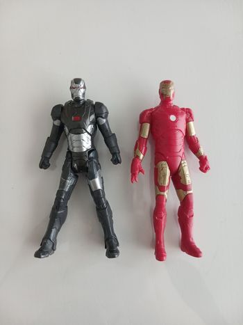 Lot 2 Figurines Marvel Hasbro : Iron Man & War Machine (15cm)