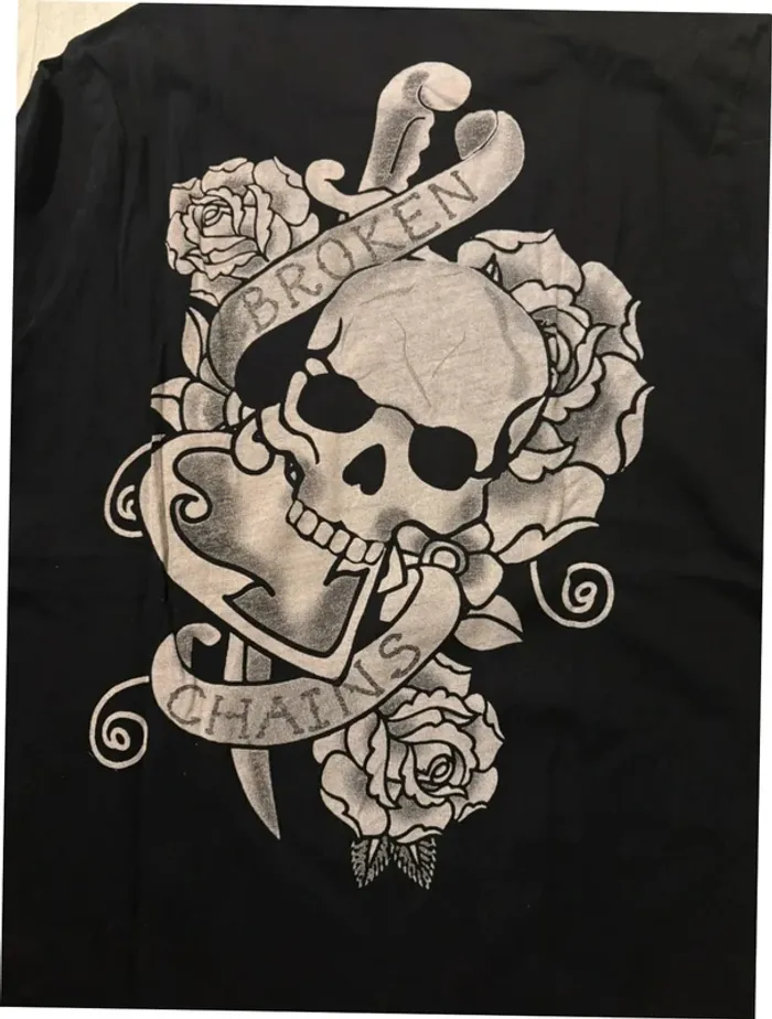 T-shirt 12 ans overgame noir manches longues - photo numéro 2