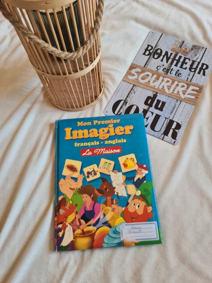 Livre mon premier imagier français anglais