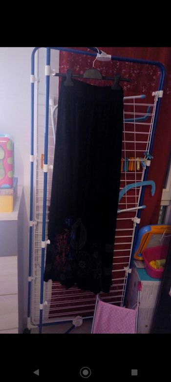 Longue jupe noire papillon Desigual