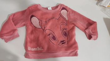 Pull Bambi bébé fille 18 mois