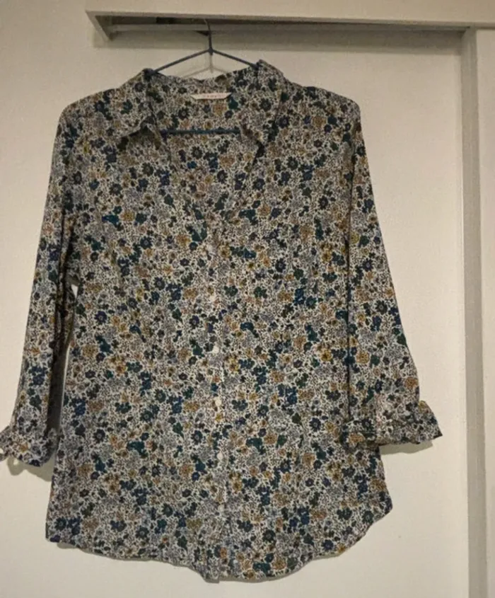 Chemise fleurie Camaïeu - T38