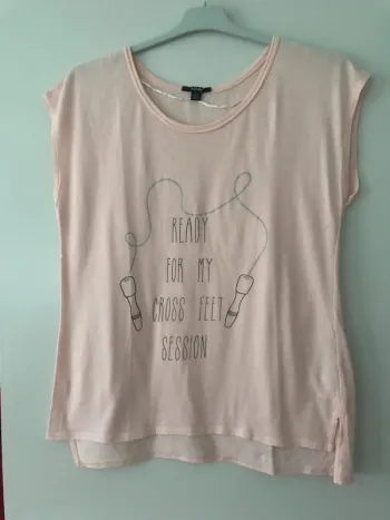 T-shirt rose pale sport kiabi S