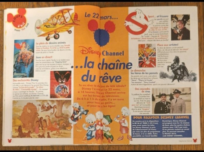 Ancien journal de mickey avec fiches Disneyland Paris N°2335 de 1997 vintage - photo numéro 7