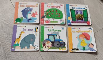 Lot de 6 livres mini imagier 