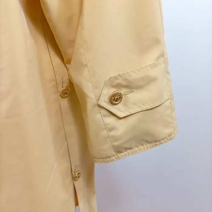 Trench jaune beurre jaune clair mi-saison – LibreCours – Taille 38 A743 - photo numéro 6