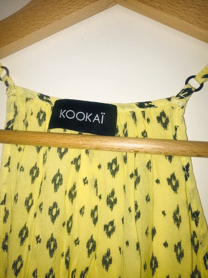 Haut débardeur jaune KOOKAI parfait état - photo numéro 5