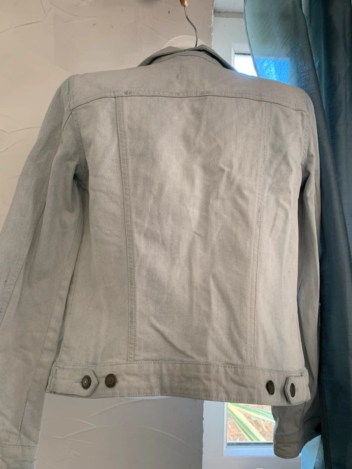 Veste en jean Esprit bleu clair taille 38 - photo numéro 7