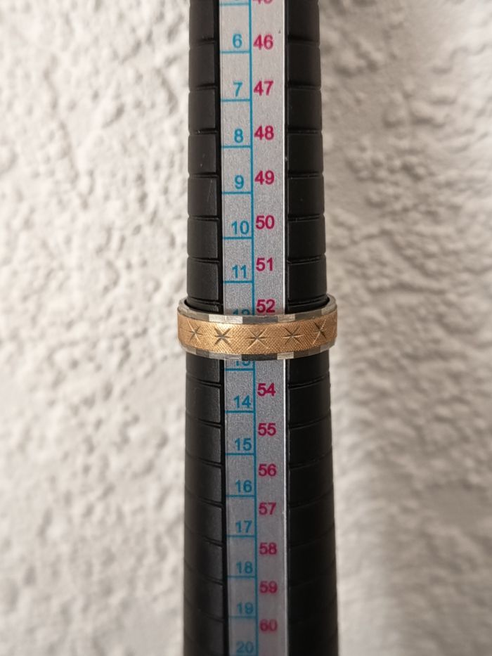 Bague plaqué or et argent. - photo numéro 7