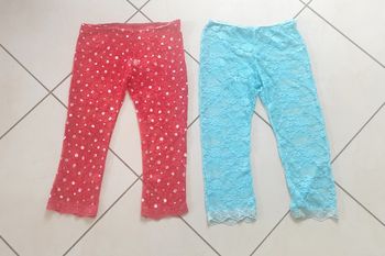 Lot deux pantacourt dentelle