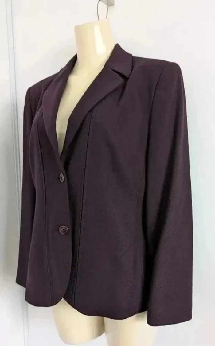 Tailleur 95% laine - 123 - taille 40/42 - photo numéro 3