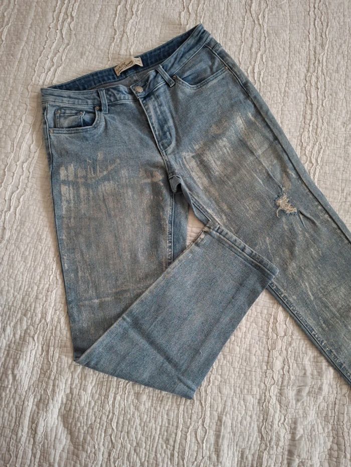 Lot taille 36 jean neuf et t-shirt - photo numéro 4