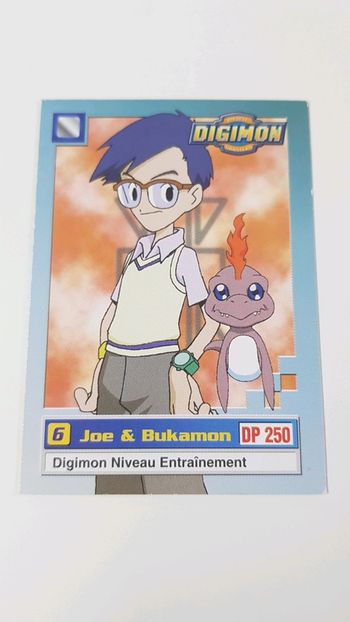 Carte Digimon Toops : Joe & Bukamon