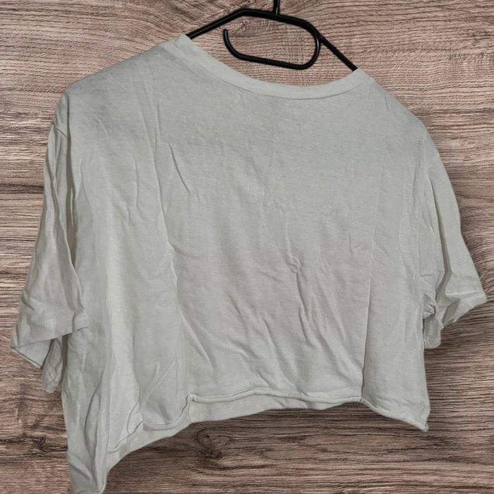 Crop top blanc Empower Women, H&M - 36/S - photo numéro 3