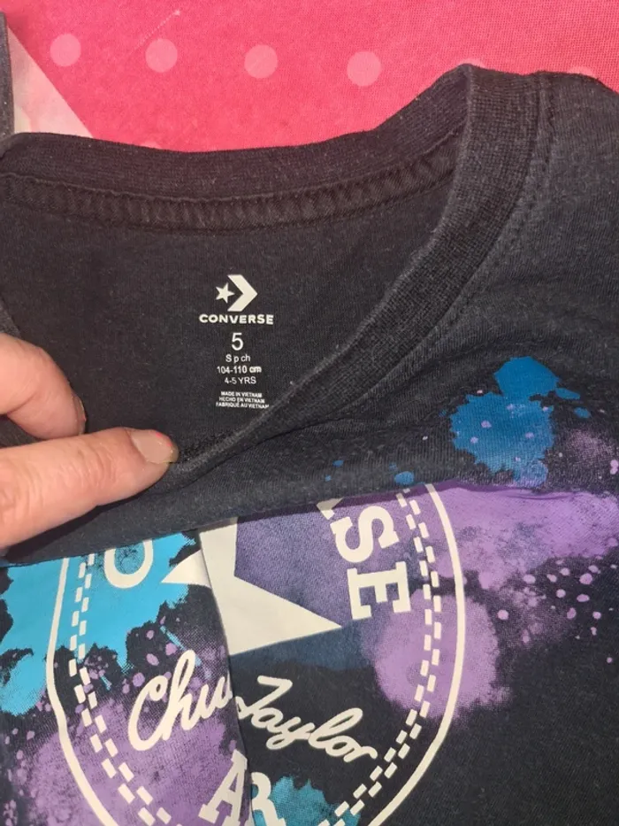 Lot de 3 tee-shirt converse 5 ans - photo numéro 5