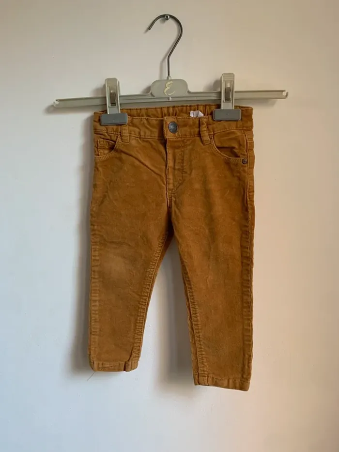 Pantalon velours camel – Lft Baby – 12/18 mois