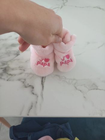Chausson j'aime papa