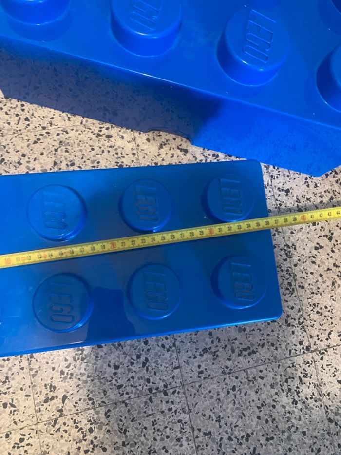 Boîte de rangement lego bleu - photo numéro 4