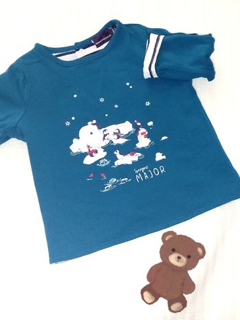 Sergent Major Tee Shirt Réversible Garçon 18 mois NEUF 