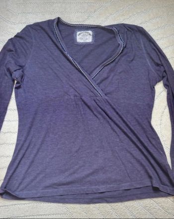T-shirt manche longue violet c&a yessica taille L