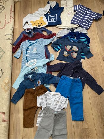 Lot vêtement bébé garçon 12 mois