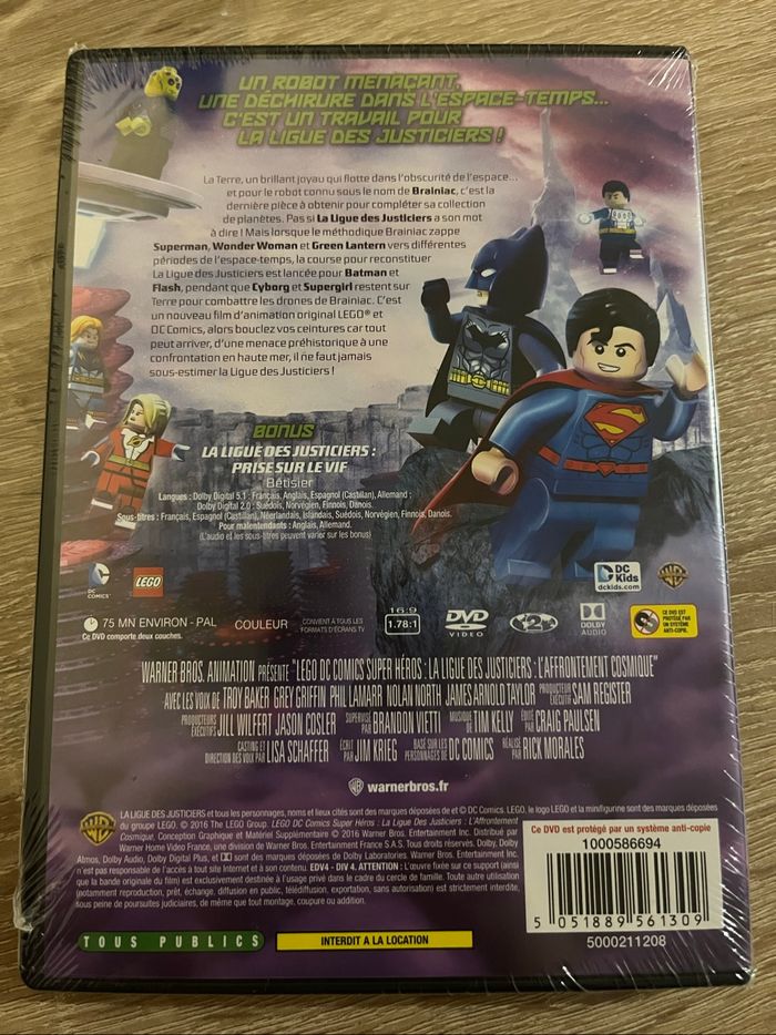 Dvd La Ligue des Justiciers LEGO - photo numéro 2