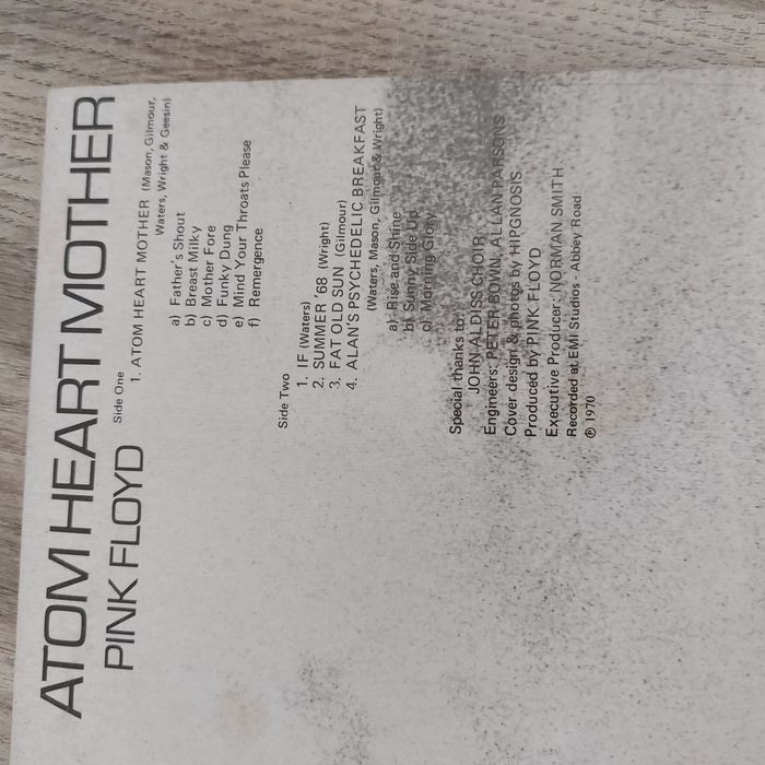 Vinyle Pink Floyd Atom Heart Mother - photo numéro 3
