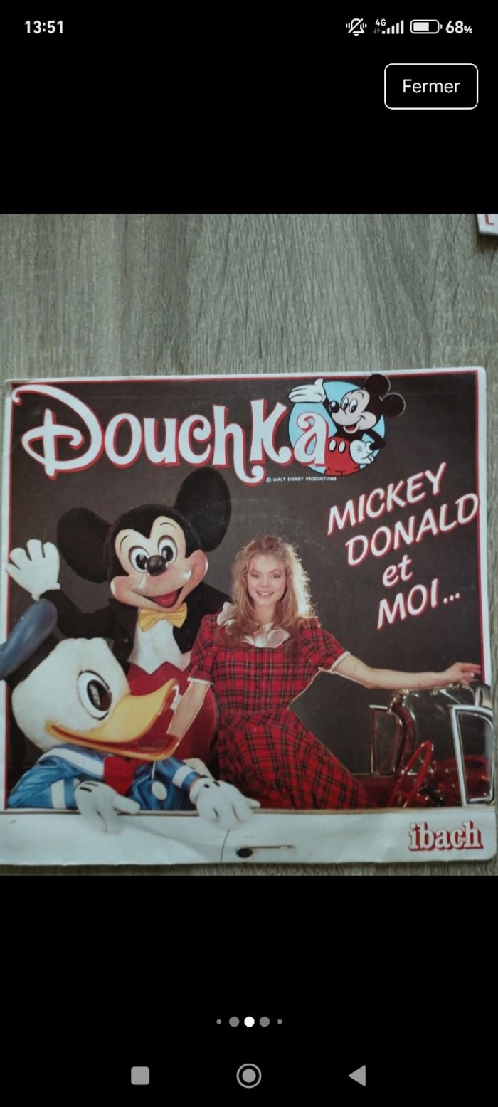 Vinyle 45 tours Douchka (Disney, 2 titres) - photo numéro 2