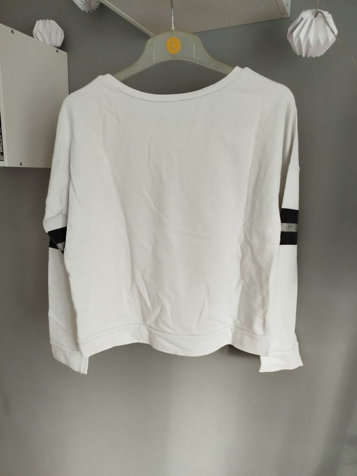 Sweat blanc LONDON taille S Jennyfer - photo numéro 4